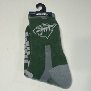 Socktastic MN Wild Men’s Large 10-13 Tall Socks Green NHL